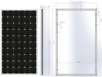 260W Mono Solar Panel