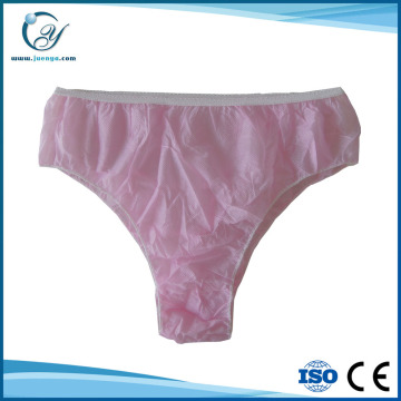 Pink disposable sanitary underwear for women