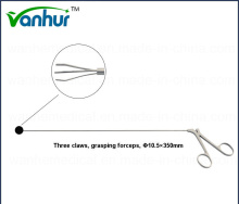 Percutaneous Nephroscopy Three Claws Grasping Forceps