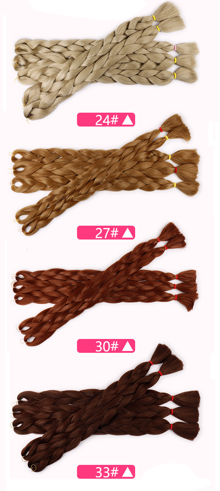 Wholesale 82inch 165g Jumbo Braids Expression Braiding Hair Ultra Ez Crochet Synthetic Yaki Prestretched Perm Easy Braid 41inch