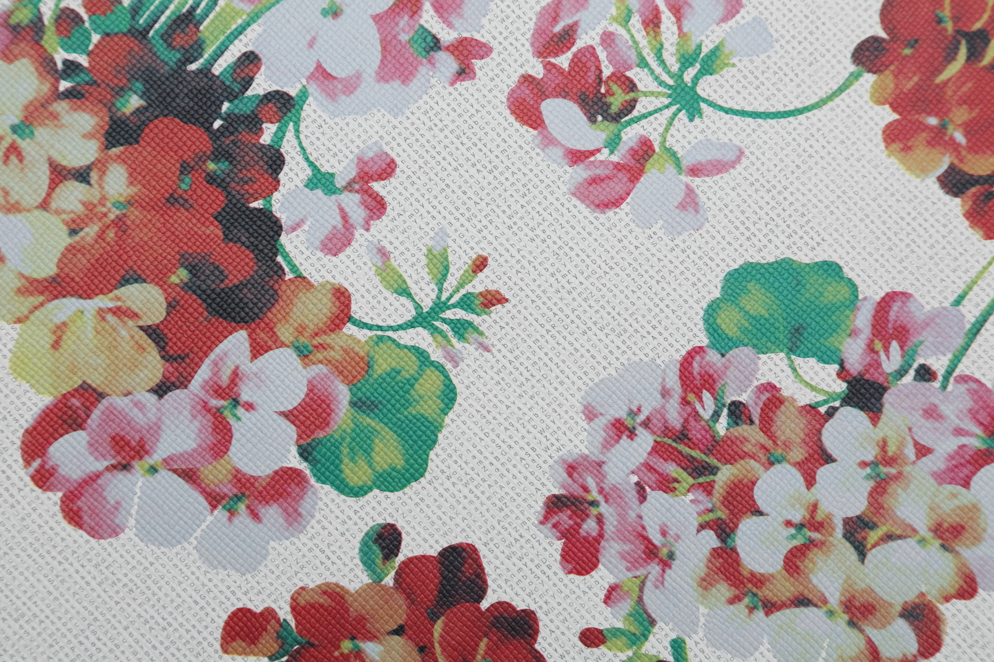 Blumendruck Pu-Leder-Edit Flower Print Pu Leather-Edit