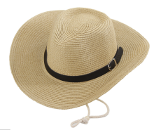 Leather Brand  Stakerope Fashion Cowboy Straw Hat