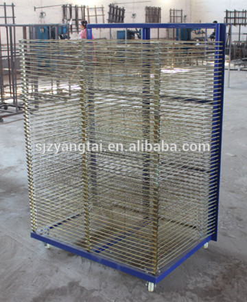 Screen printing plate and Screen printing drying racks