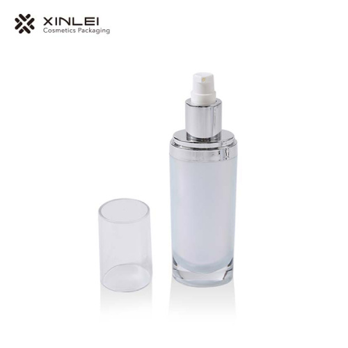 60ml Ellipse-Form-Acrylflasche-Kunststoffkosmetikverpackung