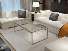 modern glass coffee table living room furniture cheap rectangular center table