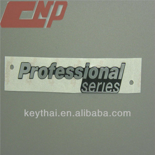 electroform sticker, adhesive metal nameplate,perfume bottle sticker LOGO