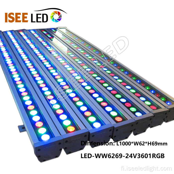 Alumiini DMX RGB ulkotilojen vedenpitävä LED -seinäpesuri