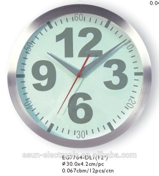 Classical design of Metal Aluminium Wall Clock for Promotional gift