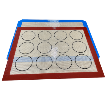High Temperature Resistant Macaroon Silicone Baking Mat with Various Styles and Sizes