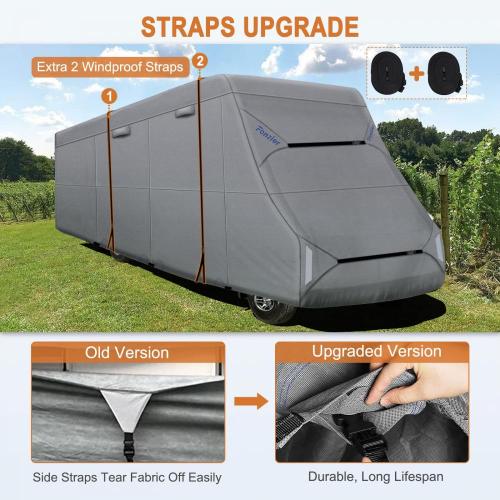 Heavy Duty 6 Layers Class C RV Cover