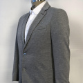 Blazers de costume d'affaires en tricot slim pour hommes