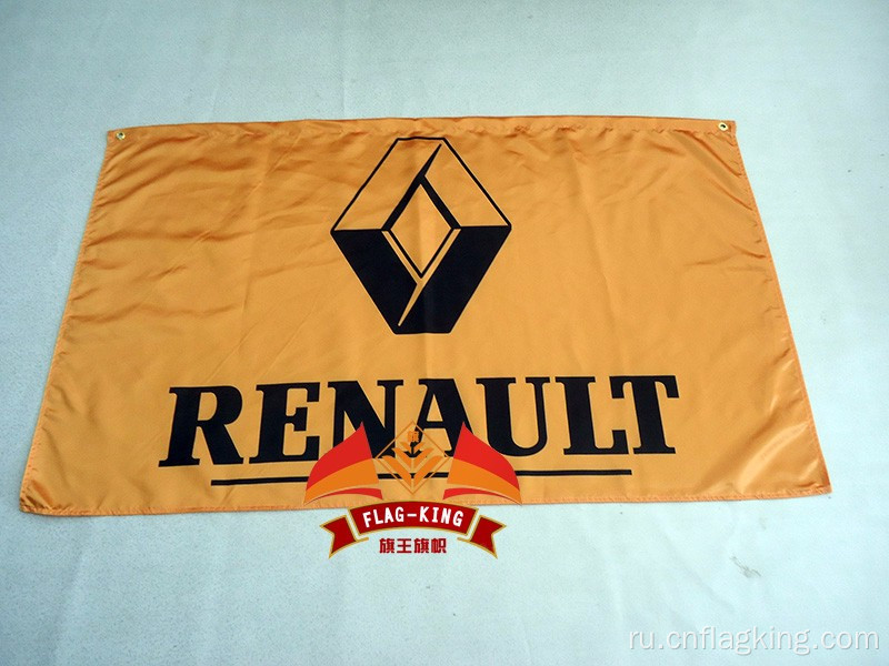 Флаг Renault 90X150CM 100% полиэстер Флаг Renault баннер