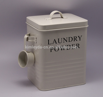 Vintage Laundry Tin with Scoop