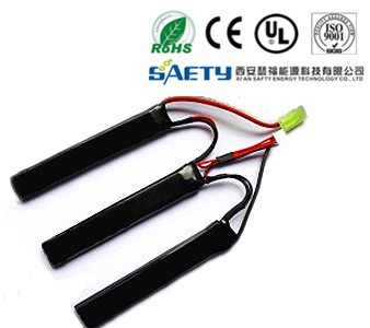 SF803496SH25 15C 1200mAh 11.1V RC Gun Li-Po battery