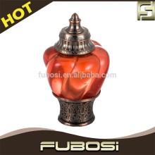 Hot sale crystal curtain finials red resin curtain rod finial