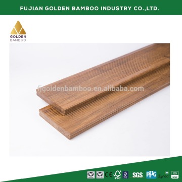 Carbonized strand woven bamboo decking