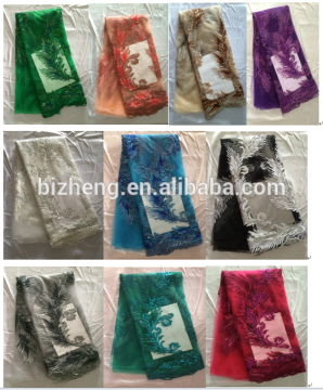 embroidered french lace dresses cord fabric