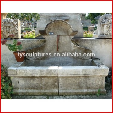 Yard landscape water feature antique outdoor stone wall fountains for sale
