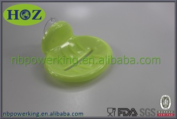 bathroom accessory plastic soap dish, soap saver with suction cup