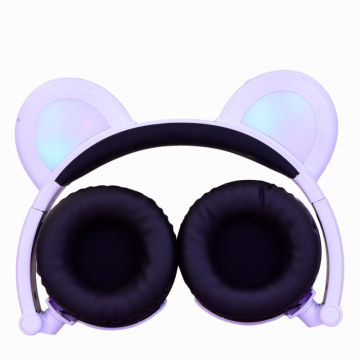 Casque Bluetooth Glowing Panda Ear avec Micro