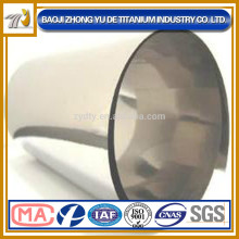 ASTMB265 pure titanium foil with mirror surface
