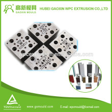 Pvc Extrusion tooling moulds for embossing cap stock coextrusion profile