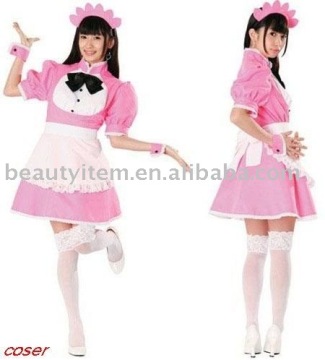 Sweet pink maid dress