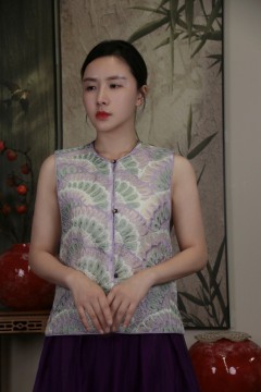 Phoenix Plume Iridescent Waistcoat