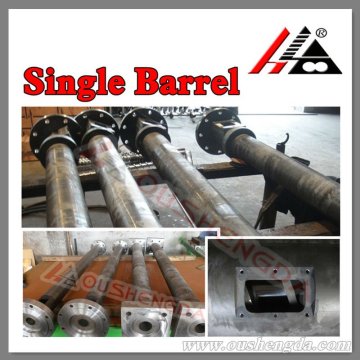 Barrel single screw extruder