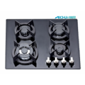 4 Burners Tempered Glass Kitchen Hob Top