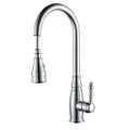 Brass 360 Degree Turn Pull Down Kitchen Faucet