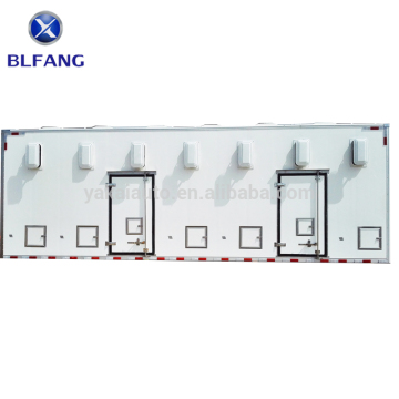 cold chain Mobile truck cooling van freezing medical truck body types