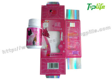 New Slimming Pills Hologram Natural Slimming Pills Lishou Pink Bottle / Safe Diet Pills For Women