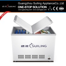 Butterfly freezing cooling commercial gas freezer BCD-286