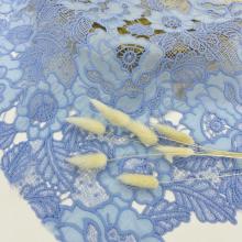 Unique Satin Chemical Lace Embroidery Fabric