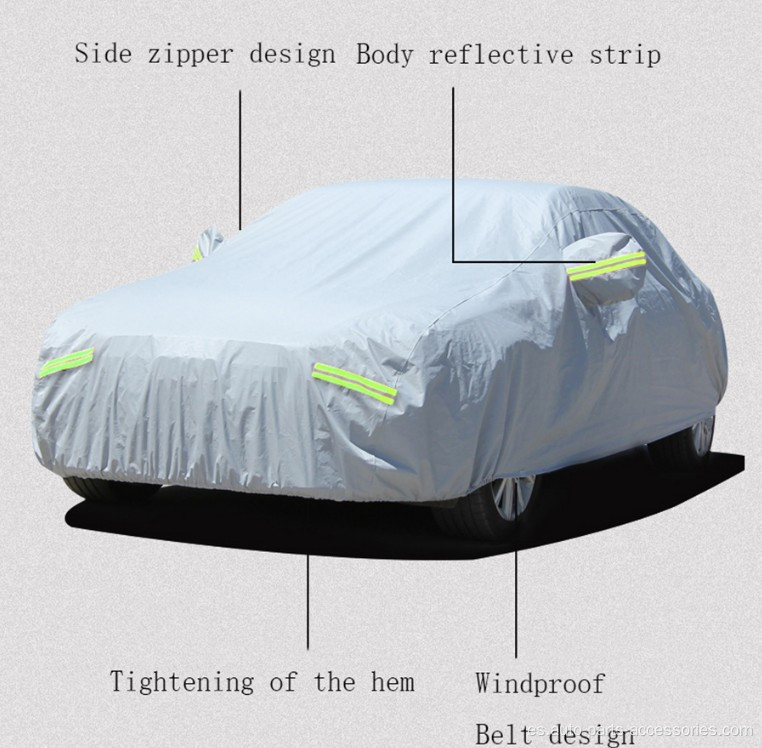 Strip reflectante de plata de cobertura completa del automóvil