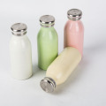 340ML Colorful Milk Stainless Steel Thermos Water Bottle