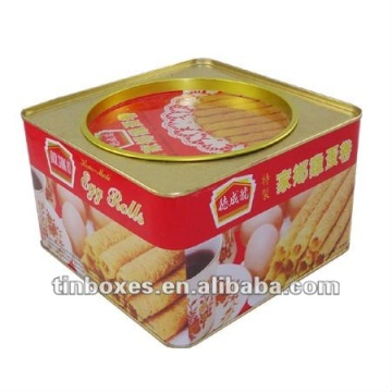 HK large biscuit tin box