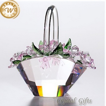 Fashionable top sell lovely crystal table decoration