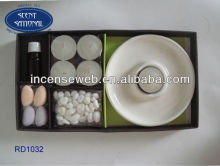 Wholesale candle holder set with fragrance oil