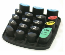 OEM custom design silicone rubber keyboard