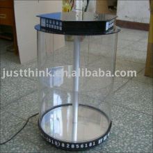 acrylic tube display cabinet