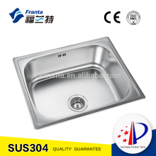 Model 18320 20 gauage commercial drop in single bowl vessel sink