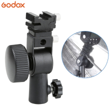 Godox D Type Bracket Holder - Flash Light Bracket for Speedlite Umbrella Softbox & Hot Shoe Umbrella Holder