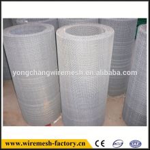 black wire steel hook style crimped mesh screen