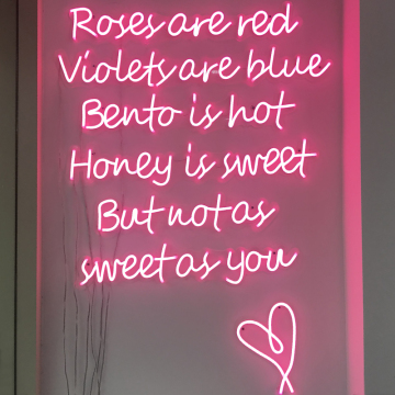 HOME NEON LIGHTING WALL