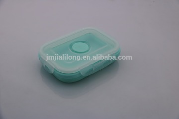 Microwaveable silicone lunch boxes