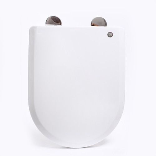 White Plastic Bathroom Smart Toilet Seat Cover