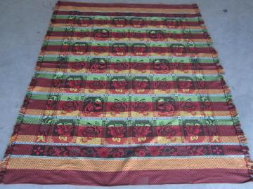 8 color cotton thread blanket