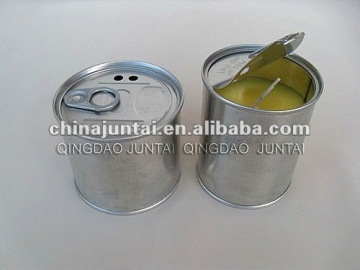 tin box candle